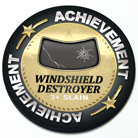 Achievement Windshield Destroyer - Grill Badge Product Page