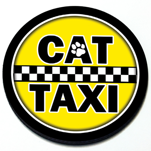 Cat Taxi - Magnetic Grill Badge for MINI Cooper