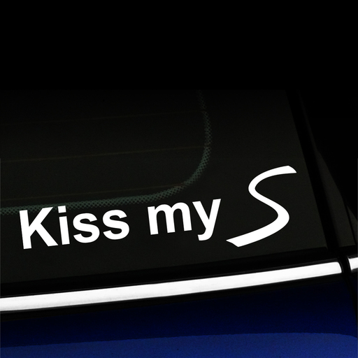 Kiss My S - MINI Cooper Vinyl Decal