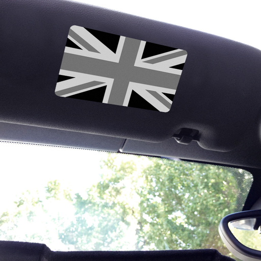 Visor sticker for MINI Cooper with Black Jack Flag