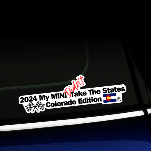 A funny sticker for those who couldn't attend MTTS and attend the Colorado event instead.
