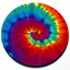 Tie Dye - Magnetic Grill Badge for MINI Cooper thumbnail