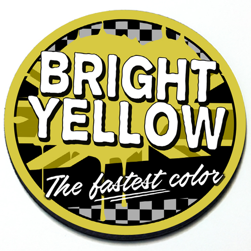 Bright Yellow - Grill Badge
