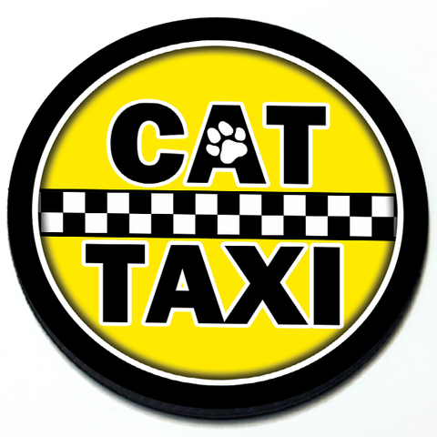 Cat Taxi - Magnetic Grill Badge for MINI Cooper Product Page