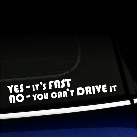 Yes it's fast no you can't drive it Product Page