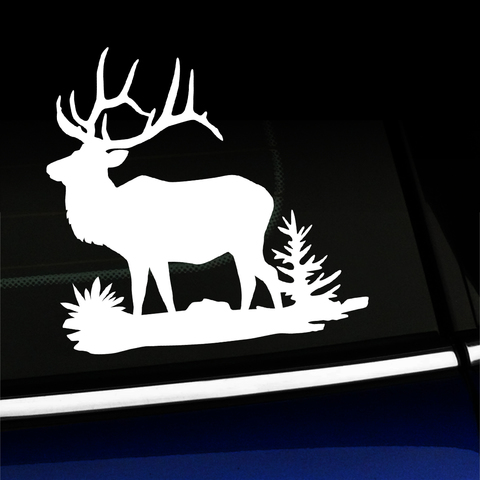 Bull Elk Full Body - Vinyl Decal Product Page