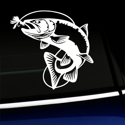 Jumping Trout - Vinyl Decal Product Page
