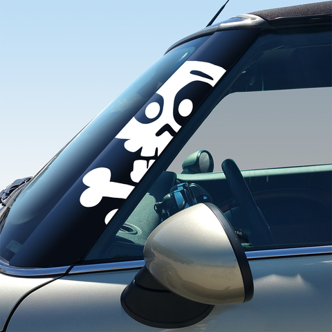 Cute Skull A Pillar Graphics - Set of 2 Decals for MINI Cooper R50 R52 R53 R55 R56 R57 R58 R59 R60 R61 F54 F55 F56 F57 F60 Product Page
