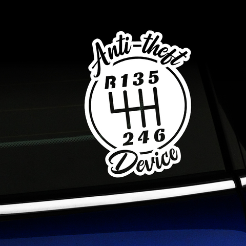 Anti-theft Device - Decal Product Page
