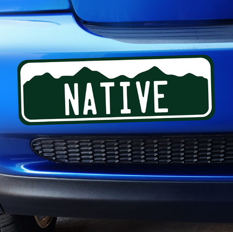 Colorado Native - Bumper Sticker Product Page