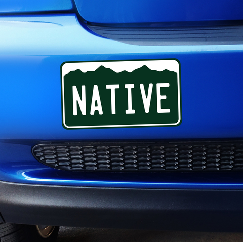 Small Colorado Native - Bumper Sticker Product Page
