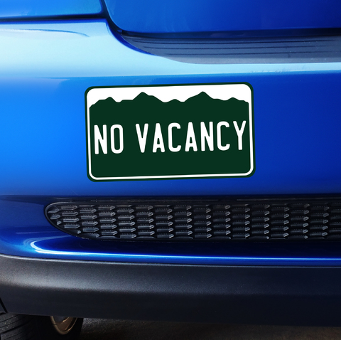Small Colorado No Vacancy - Bumper Sticker Product Page