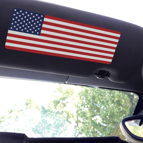 Visor stickers, Set of 2 - Large - US Flag Product Page