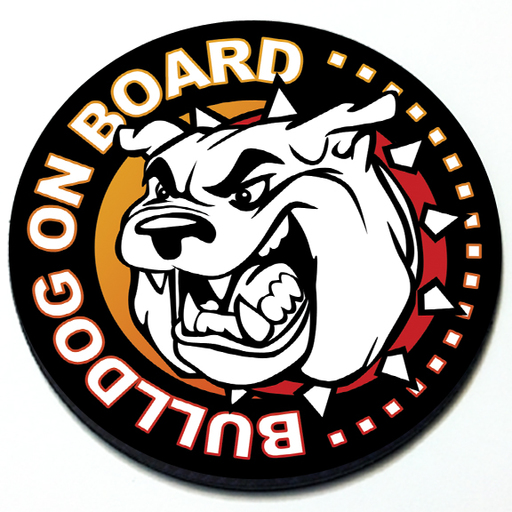 Bulldog on Board - Grill Badge for MINI Cooper