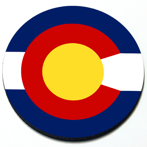 Colorado Flag - Grill Badge for MINI Cooper