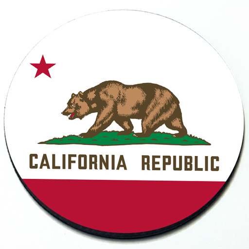California State Flag Badge - 3D