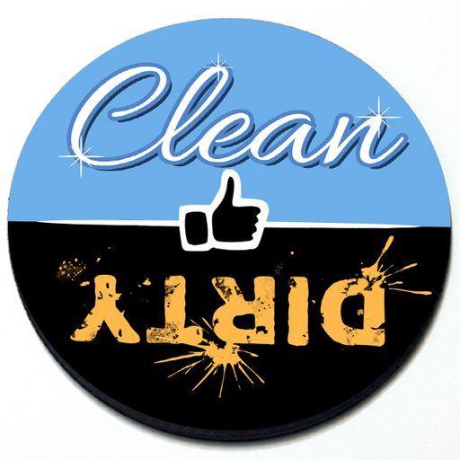 Clean Dirty Badge