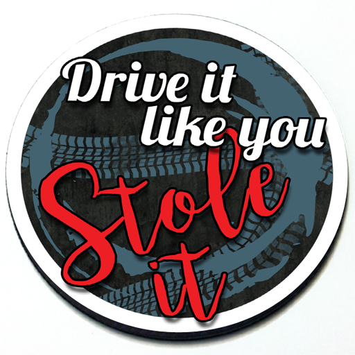 Drive it like you stole it - Magnetic Grill Badge for MINI Cooper Product Page