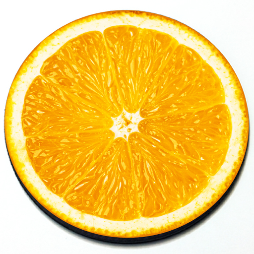 Orange Slice - Grill Badge 3D Orange Slice - Grill Badge 3D