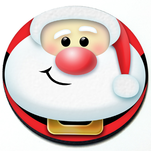 Santa Claus - Magnetic Grill Badge for MINI Cooper