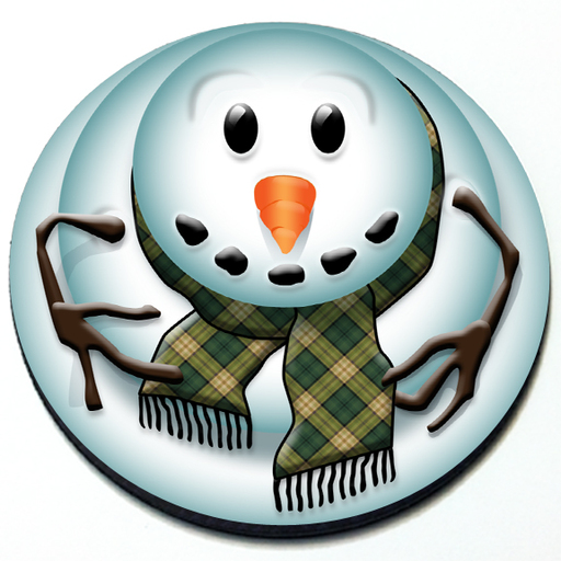 Snowman - Grill Badge