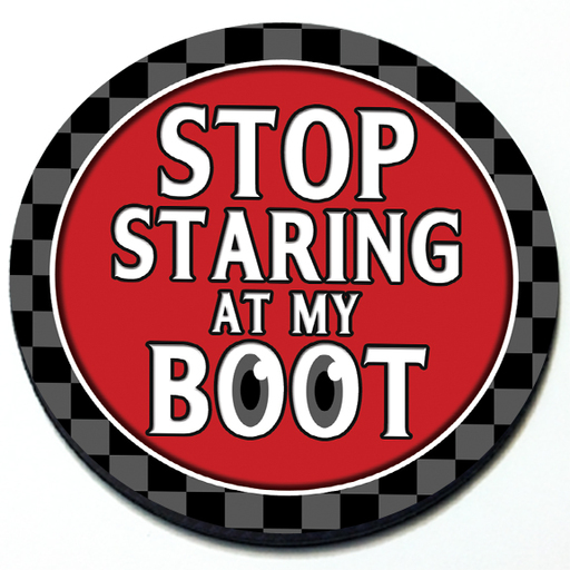 Stop Staring at my Boot - Grill Badge for MINI Cooper