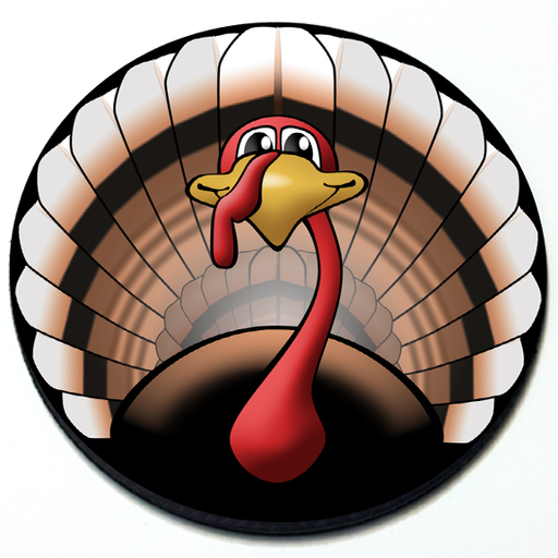 Turkey - Thanksgiving - Grill Badge