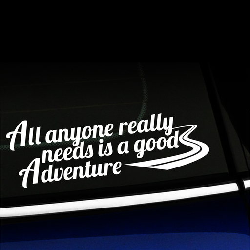 A Good Adventure - Vinyl Car Decal Product Page