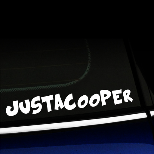 JustaCooper - Decal for MINI Cooper Product Page