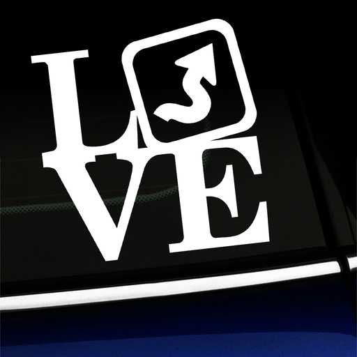 LOVE Twisties - Decal for MINI Cooper Product Page