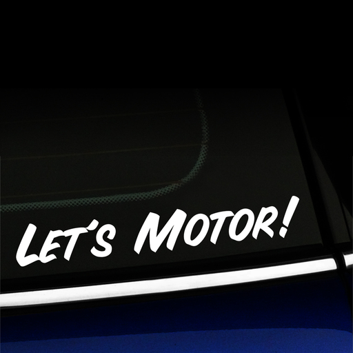 Let's Motor - MINI Cooper Vinyl Decal