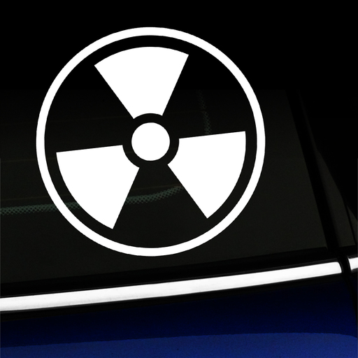 Nuclear Symbol - Vinyl Decal Product Page