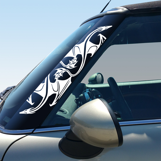 Dragons Pillar Decals for 2nd Generation Hardtop and Convertible MINI Cooper - Set of 2