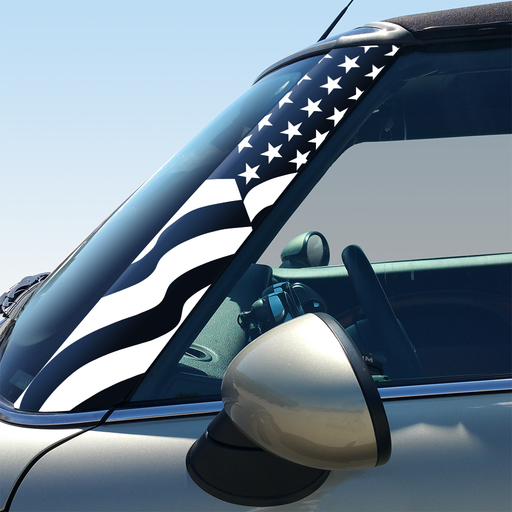 US Flag Pillar Decals for 2nd Generation Hardtop and Convertible MINI Cooper - Set of 2 Product Page