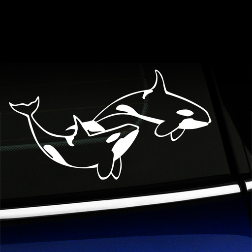 Orca Killer Whale Vinyl Stickers 