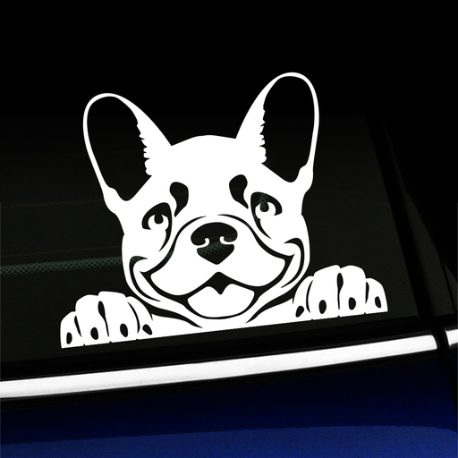 Peeking Frenchy - French Bulldog Vinyl Decal Product Page