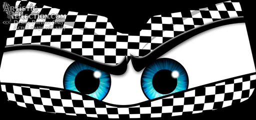 Checkers Eyeshade Example