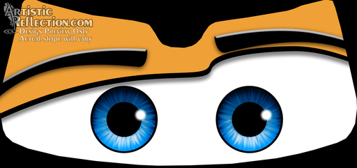 Curious Eyeshade Example