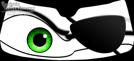Eyepatch Eyeshade Example