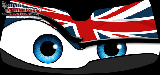 Union Jack Eyeshade Example