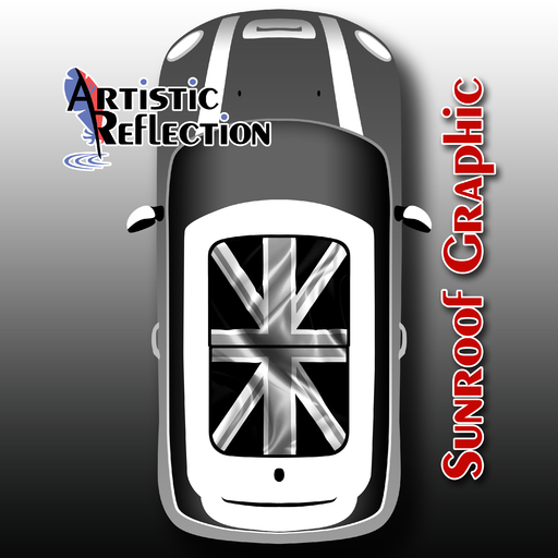 Black Jack Sunroof Graphic for MINI Cooper