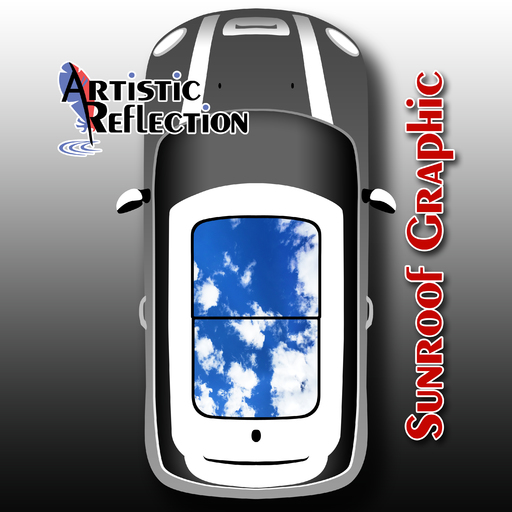 Clouds Sunroof Graphic for MINI Cooper Product Page