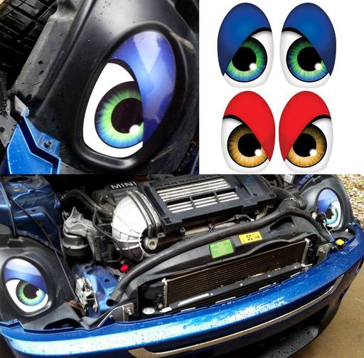 Under the Bonnet - Eyes Stickers