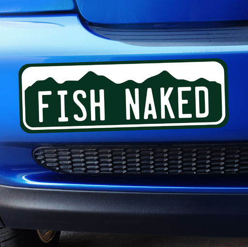 Colorado Fish Naked - Bumper Sticker