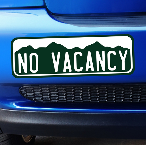 Colorado No Vacancy - Bumper Sticker