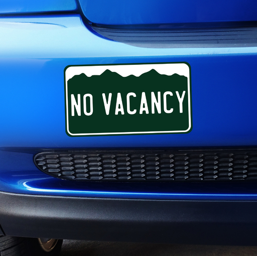 Small Colorado No Vacancy - Bumper Sticker