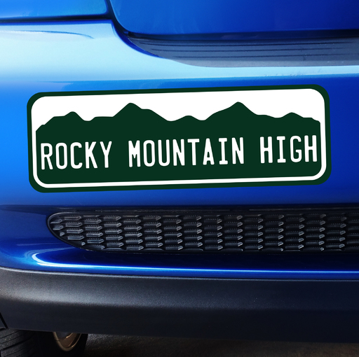 Colorado Rocky Mountain High - Bumper Sticker Product Page