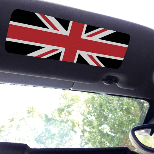 Visor sticker for MINI Cooper with Red Jack Flag
