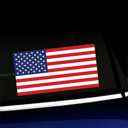 United States Flag - Full Color Sticker Product Page