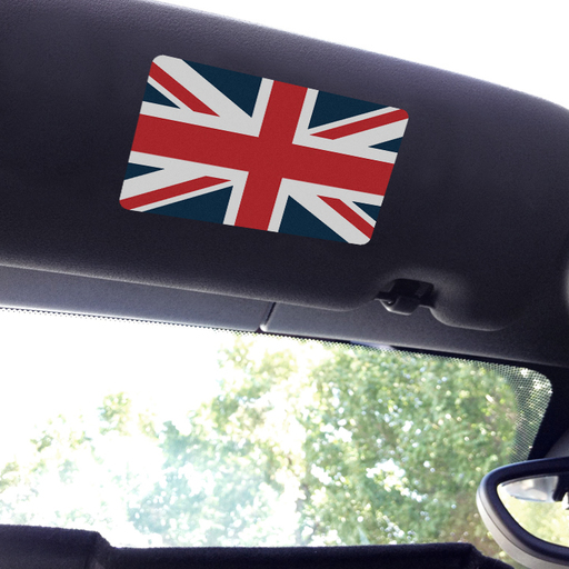 Visor sticker for MINI Cooper with Union Jack Flag
